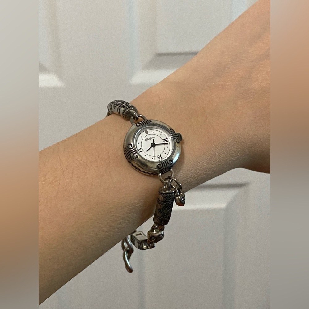 Brighton Marrakesh Silver Tone Bracelet Watch Battery Not Included